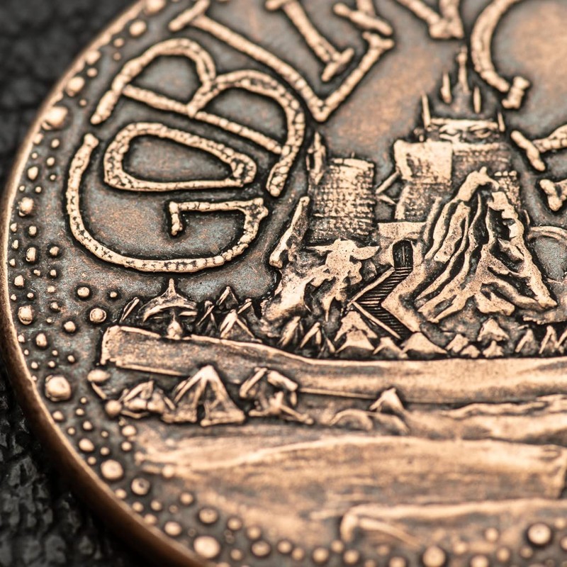 Labyrinth Goblin King Jareth Copper Coin