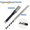 YuYBrightmi Square Hole Mortise Chisel Drill Bit Tools 1/4", 5/16",