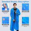 Trenovo Rain Ponchos for Adults Reusable, Rain Coat for Women