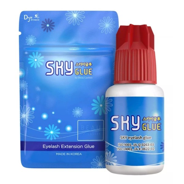 Sky Glue Adhesivo Sky Glue S+ Rojo Pestañas Mink Original