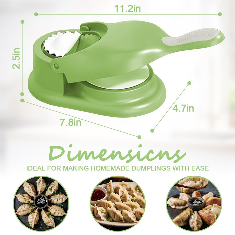 Qaestuan Dumpling Machine, Dumpling Maker, 2 in 1 Automatic Dumpling