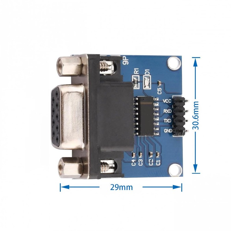 MAX3232 Converter Module 232 to TTL Serial Port Board Connector,