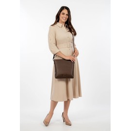 Tamaris Umhängetasche Jody 31984 Damen Handtaschen Ornament brown 200