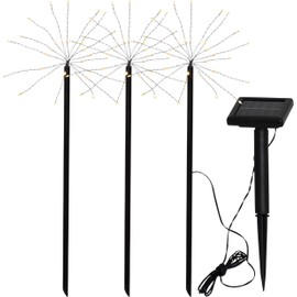 Star Firework Solar Pole Black 100 x 40 cm
