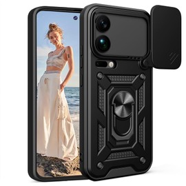 Ephoou for Xiaomi 17 Pro Max Case with Slide Camera Lens SJ-Black