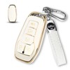 MILD EAST Key Fob Cover for Ford with Key Chain,