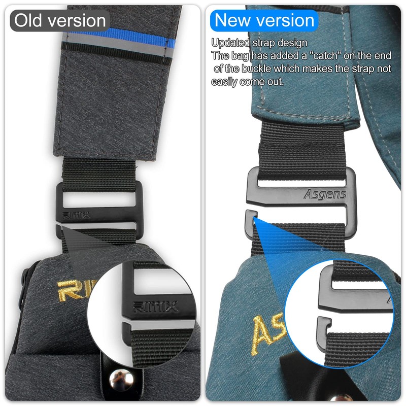 Asgens Anti-theft Hidden Bags Multi-purpose Security Bag Adjustable Underarm Shoulder