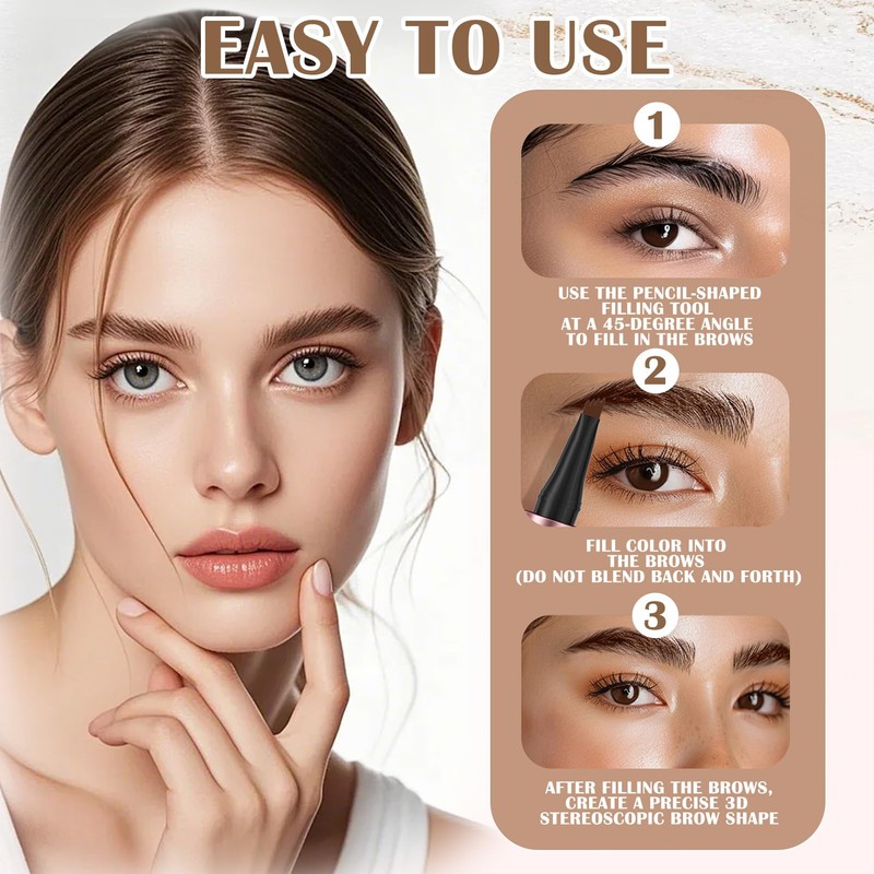 Microblading Eyebrow Pencil Hair Drawing 3D Eyebrow Pencil Pack of