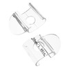 YYangz 10PCS Transparent Cordless Blinds Handles for PVC, Roller Blinds