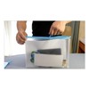 YOAVIP 9x12 A4 Clear Zip Plastic Wallet Envelopes File Document