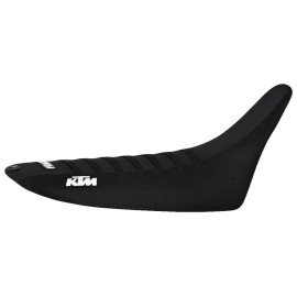 KTM 1999-2001 KTM SC SUPERMOTO 400 620 Seat Cover BLACK w/ BLACK RIBS LOGO #328