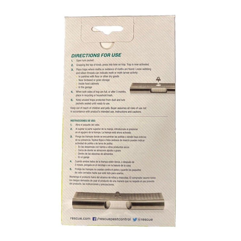 2 Packs of 2 RESCUE Glue Lure Pantry & Birdseed