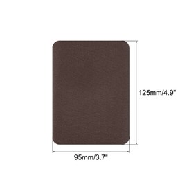 MECCANIXITY 12Pcs Iron on Patches for Clothing Repair Fabric Repair Patches Iron-On Mending Fabric Brown 4.9"x3.7" for Clothes, Pants, Bags Hole Repairing and Decoration