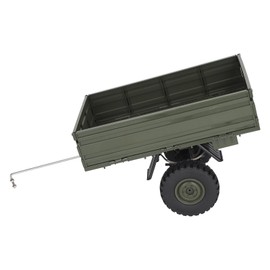 RC Car Trailer Remote Control Cargo Model Toys Carrier for P06 Model RC Car Spare Parts Accessories Yellow (Green)