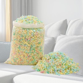 Louis Donné 8.8lbs High Resilience Shredded Memory Foam Filler Bean Bag Ottoman Pouf footrest Refill Replacement Premium Supersoft Stuffing Couch Cushions Pillows Crafts (No Formaldehyde no Glue)