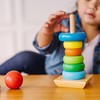 Melissa & Doug Rainbow Stacker Wooden Ring Educational Toy -