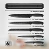 Jiaedge Knife Set, 6 Pieces Kitchen Knives Set with No