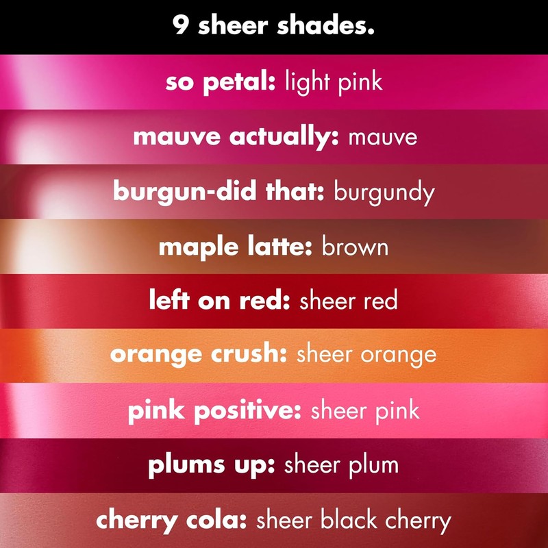 e.l.f. Tinta Sheer For It Blush Tint Left on Red