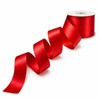 Decoraparty Nastro Rosso 50 mm in Doppio Raso da 25