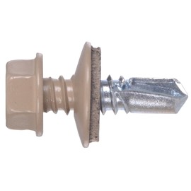 The Hillman Group 48054 14 X 7/8-Inch Tan Painted Head Lap Stitch Screw, 1-Pound