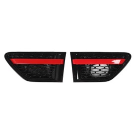 1 Pair Front Side Air Vent Grille LR006306 Left Right Red Stripe Style Replacement for Range Rover Sport L320 2005 to 2009