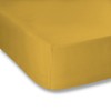 Bianca Plain Dyed Mustard Fitted Sheet 105 x 200 cm