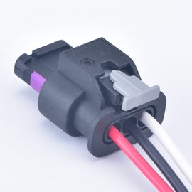 DECKBU 3 Pin PDC Parking Sensor Plug Auto Connector for Golf Passat A1 A3 A4 A6 A7 Q5 Q7 R8 4F0973703 1718653-1