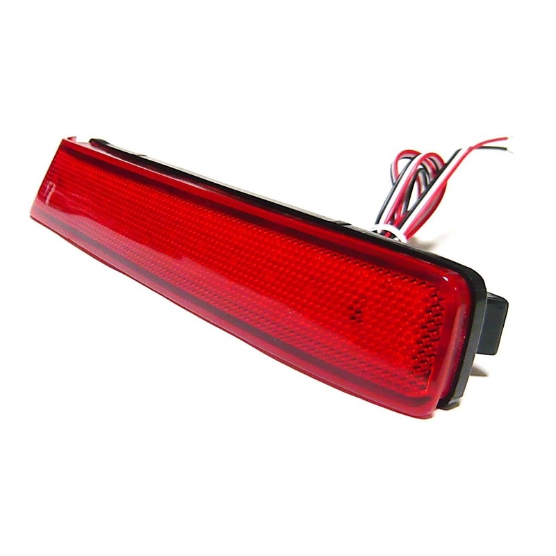 N-BOX NBOX Custom JF1.2 LED Reflector, Red, Left and Right