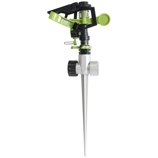 AMES Adjustable Pulsating Spike Sprinkler for Lawn, Garden or Yard,