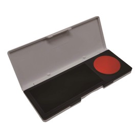 Sanby Moriyama GF-M01 Stamp Stand, Vermilion, Schusta, Mini, Quick Drying, White