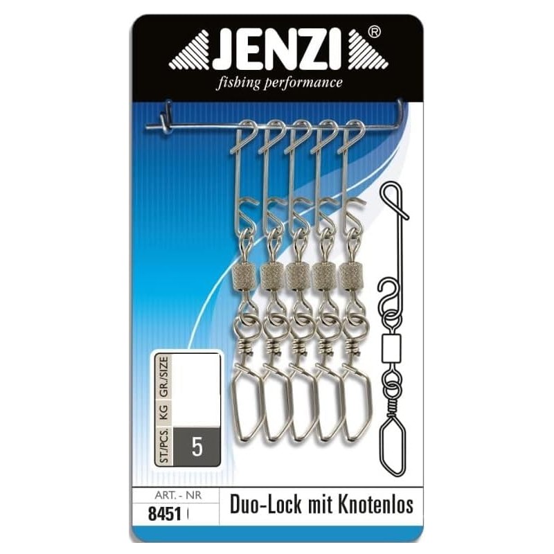 Set: 2 Packs (Total 10 Swivel Snap Hooks Cover Jenzi