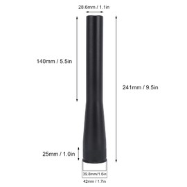 Bike Front Fork Tube, Aluminum Alloy Tapered Steerer Tube for Suspension Fork Tube Replacement Repair Kit