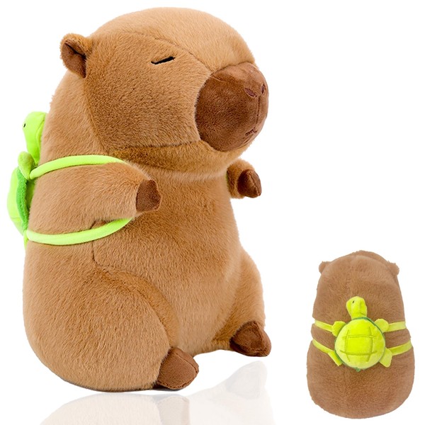 Juvanovo Capybara Plush Toy, 25cm Capybara Stuffed Animals, Realistic Capybara