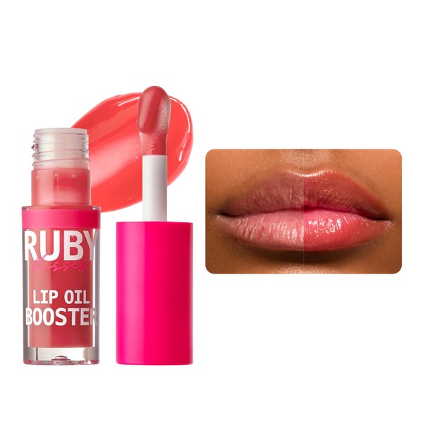 Ruby Kisses Lip Oil Booster, Hydrating Lip Gloss with Nourishing