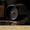 Becky Home 9oz Scented Candle for Men, Oakmoss Amber Scented,