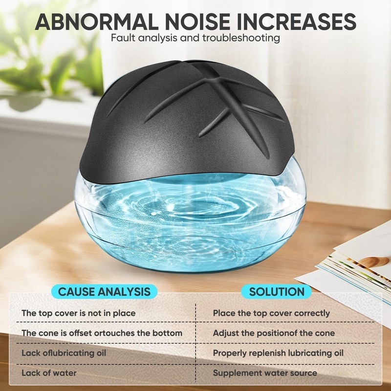 Water Based Air Purifier for Home with Essential Oil Diffuser