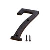 Zayookey Cast Iron House Numbers with Screws, Metal Number, House