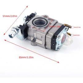 E-RFSEY 52cc 49cc 43cc Brush Cutter Carbu Carbu Kit Gasket Hose Spark Plug Fuel Filter