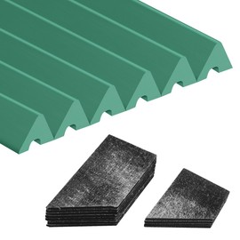 PolyMath Billiard K66 Rubber Buffer Pool Table Rail Cushions (Set of 6) Bumpers Replacement Bumpers Accessories - 7/8/9 Feet and Pool Table Cushion Covers Set of 12-3 mm / 0.12 Inches