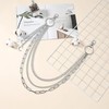 Pant Chains Emo-style Accessories with Gothic Moon Multi-layer Wallet Chain