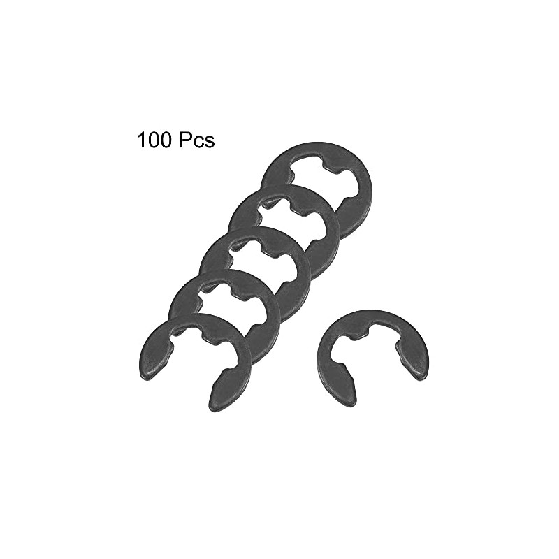 uxcell E-Clip Circlip - 12mm External Retaining Shaft Snap Ring