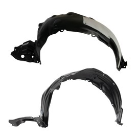 TRQ TRQ Front Inner Fender Liner Set Compatible with 2014-2016 Toyota Corolla TO1248178 TO1249184