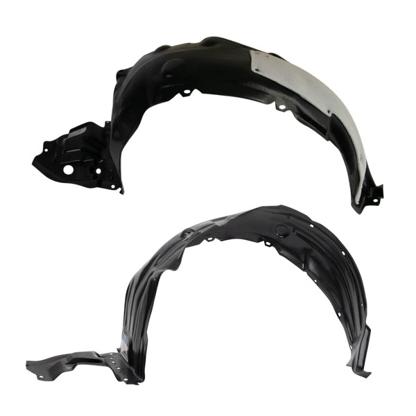 TRQ TRQ Front Inner Fender Liner Set Compatible with 2014-2016
