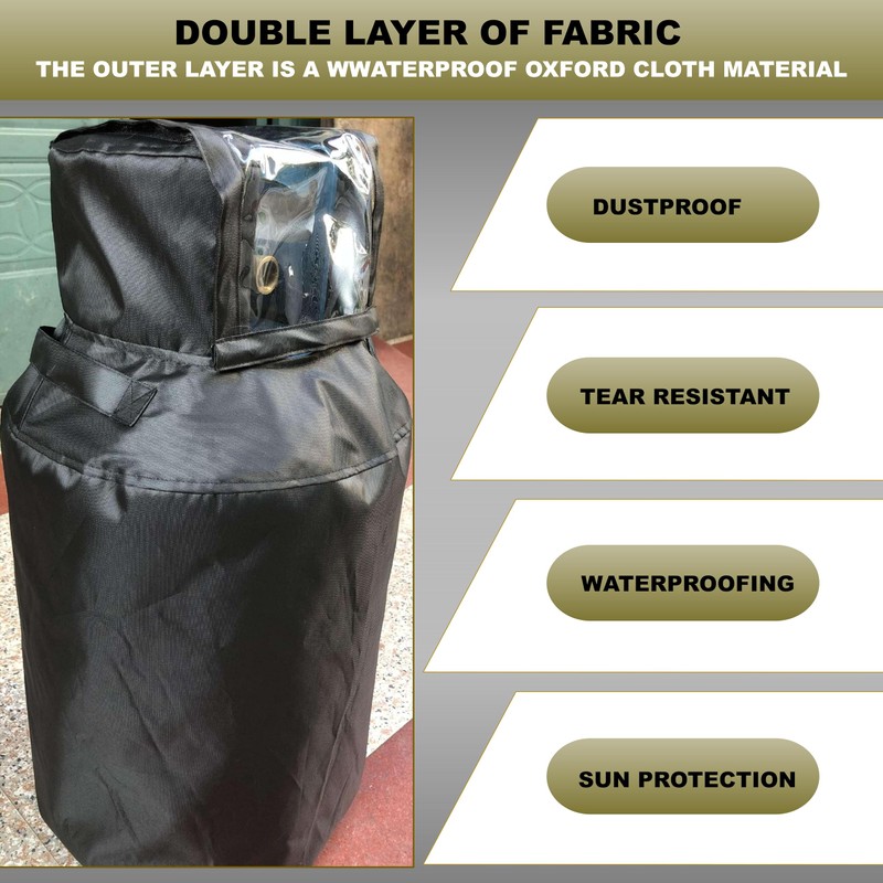 100 lb Propane Tank Cover， with 600D Waterproof, Dustproof Oxford