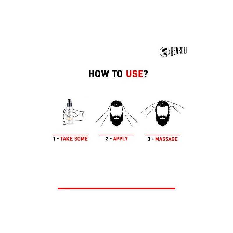 BEARDO HAIR SERUM With Argan Oil - 50ml