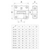 Amig - Overlap Pin | 60 x 48 mm |