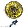 Octane Lighting 5-3/4" Halogen Amber Yellow Glass Headlight Fog Light