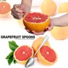 Cuchara Cuchillo Toronja Borde Dentado Acero Inoxidable Fruta Herramienta Utensilios