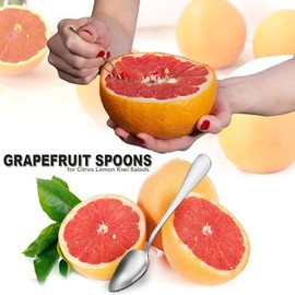 Cuchara Cuchillo Toronja Borde Dentado Acero Inoxidable Fruta Herramienta Utensilios Cucharas Postre Cítricos Limón Kiwi Melón Pitaya Manzana Puré