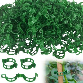 ZEIEYA Plant Clips for Climbing Plants, Pack of 150 Plant Clips, Tomato Clips, Secured Plant Clip for Climbing Plants, Flower Clips for Vegetables, Tomato, Plants Attachment